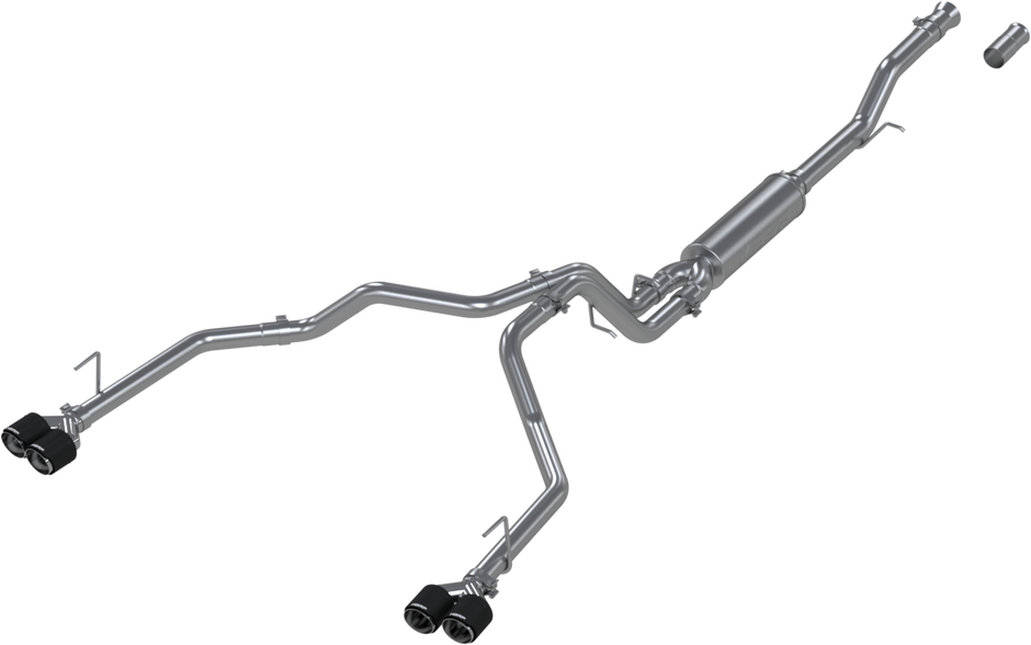 MBRP 3-Inch/2.5-Inch Cat-Back Exhaust Quad Armor Pro 5.3L/6.2L Gas 2021-2026 Chevy Suburban; 2021-2026 GMC Yukon XL