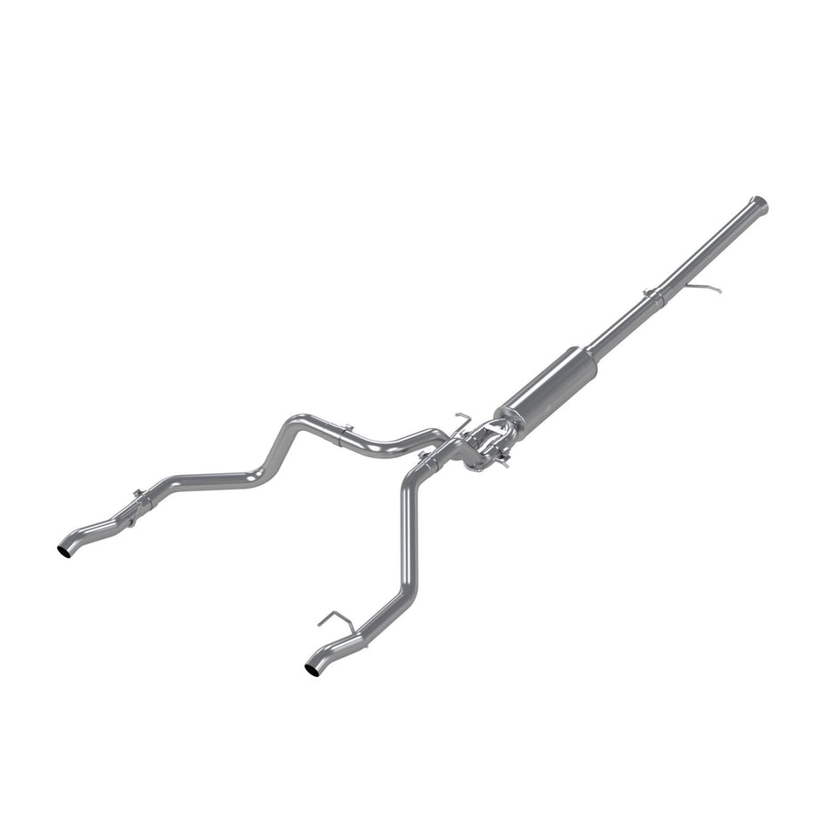 MBRP 2.5-Inch Cat-Back Exhaust Dual Armor Lite 6.2L Gas 2019-2026 Chevy Silverado 1500; 2022 Chevy Silverado 1500 LTD; 2019-2026 GMC Sierra 1500; 2022 GMC Sierra 1500 Limited