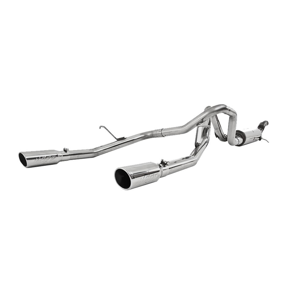 MBRP 2.5-Inch Cat-Back Exhaust Dual Armor Plus 5.3L 2009-2012 Chevy Colorado; 2009-2012 GMC Canyon