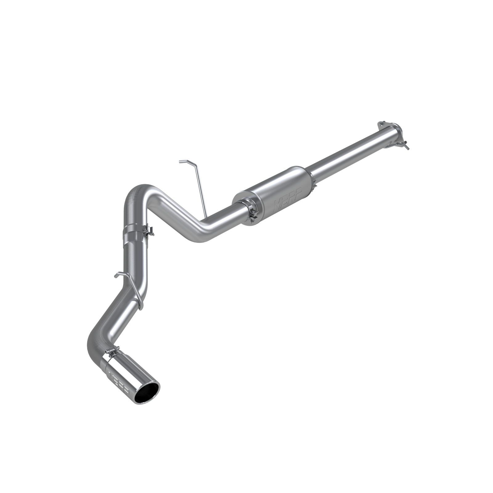 MBRP 3.5-Inch Cat-Back Exhaust Single Side Exit Armor Lite 6.0L Gas 2011-2019 Chevy Silverado 2500 HD/3500 HD; 2011-2019 GMC Sierra 2500 HD/3500 HD