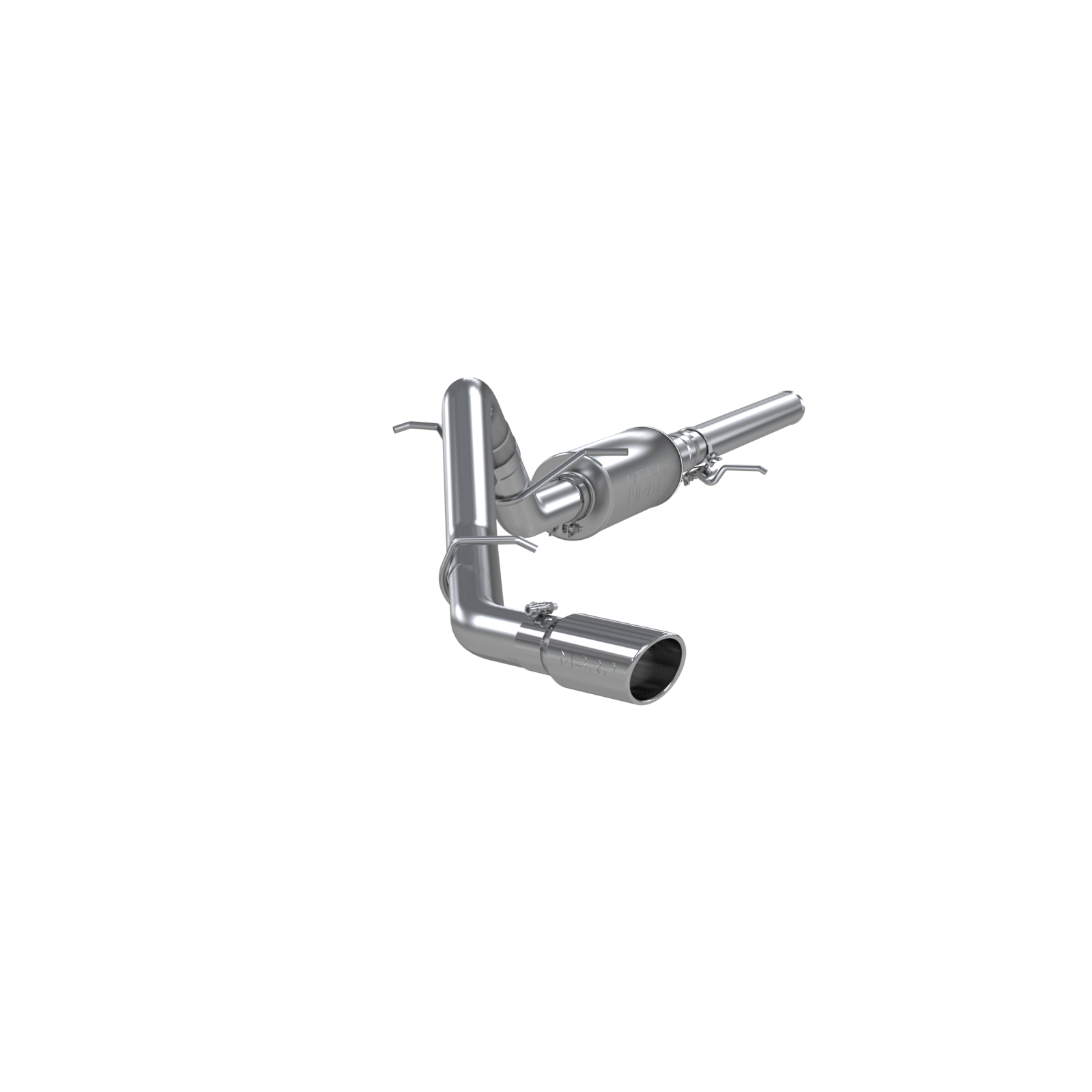 MBRP 3-Inch Cat-Back Exhaust Single Side Exit Armor Lite 4.3L/5.3L Gas 2014-2018 Chevy Silverado 1500; 2019 Chevy Silverado 1500 LD; 2014-2018 GMC Sierra 1500; 2019 GMC Sierra 1500 Limited