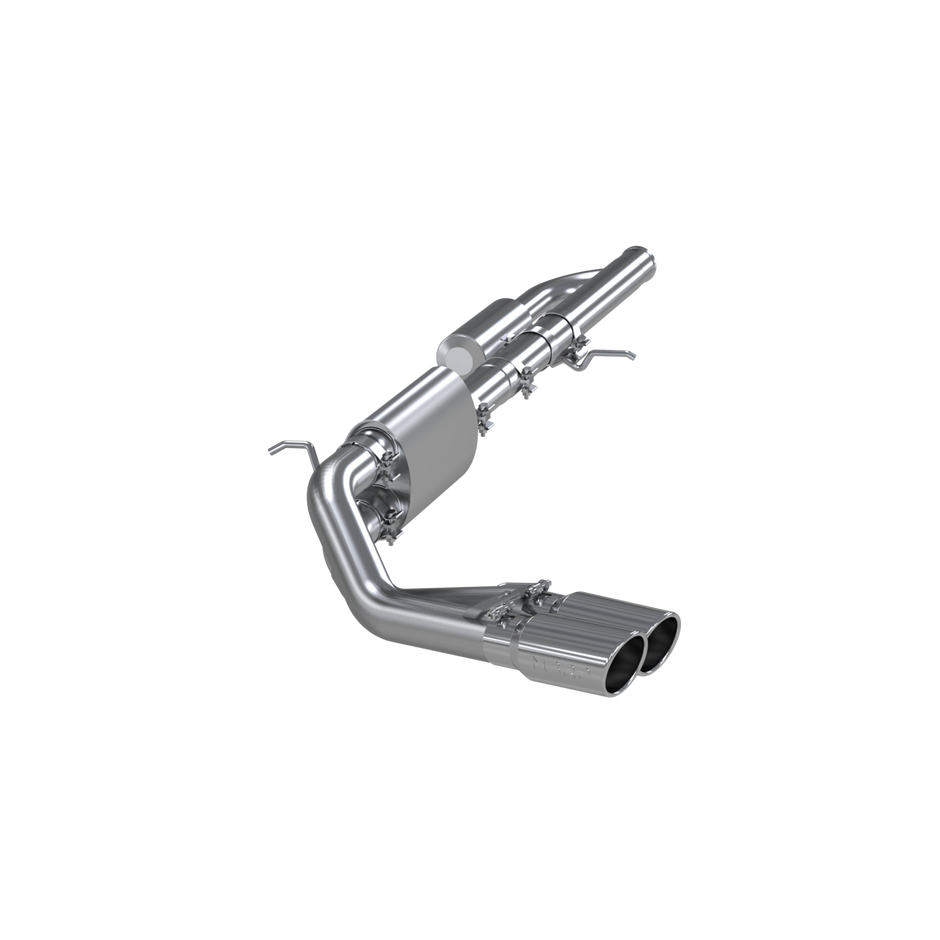 MBRP 3-Inch Cat-Back Exhaust Dual Armor Plus 4.3L/5.3L Gas 2009-2018 Chevy Silverado 1500; 2019 Chevy Silverado 1500 LD; 2009-2018 GMC Sierra 1500; 2019 GMC Sierra 1500 Limited
