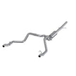 MBRP 2.5-Inch Cat-Back Exhaust Dual Armor Lite 5.3L Gas 2019-2026 Chevy Silverado 1500; 2022 Chevy Silverado 1500 LTD; 2019-2026 GMC Sierra 1500; 2022 GMC Sierra 1500 Limited