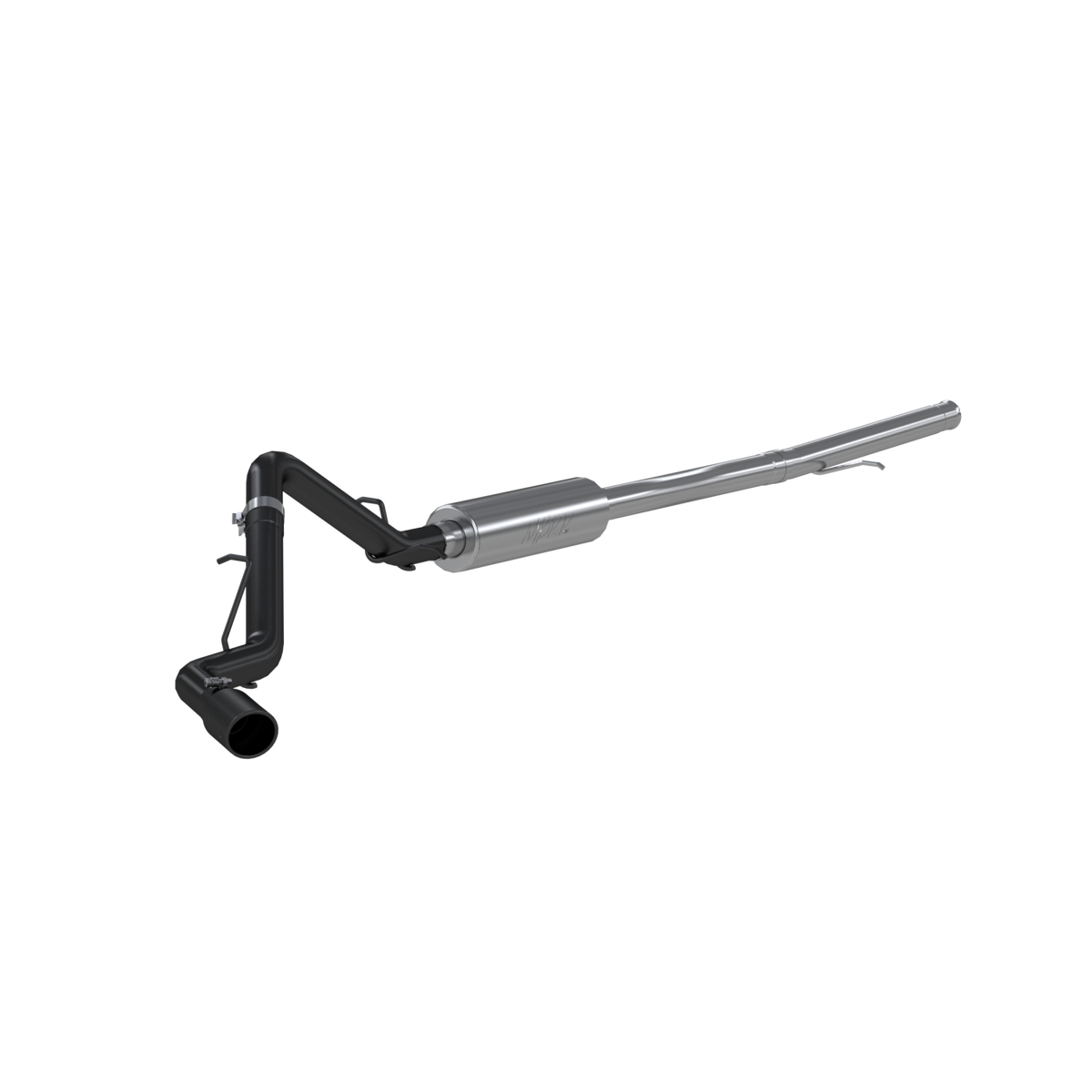 MBRP 3-Inch Cat-Back Exhaust Single Side Armor Black 4.3L/5.3L Gas 2019-2026 Chevy Silverado 1500; 2022 Chevy Silverado 1500 LTD; 2019-2026 GMC Sierra 1500; 2022 GMC Sierra 1500 Limited