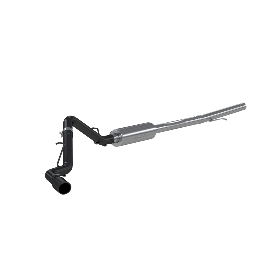 MBRP 3-Inch Cat-Back Exhaust Single Side Armor Black 4.3L/5.3L Gas 2019-2026 Chevy Silverado 1500; 2022 Chevy Silverado 1500 LTD; 2019-2026 GMC Sierra 1500; 2022 GMC Sierra 1500 Limited