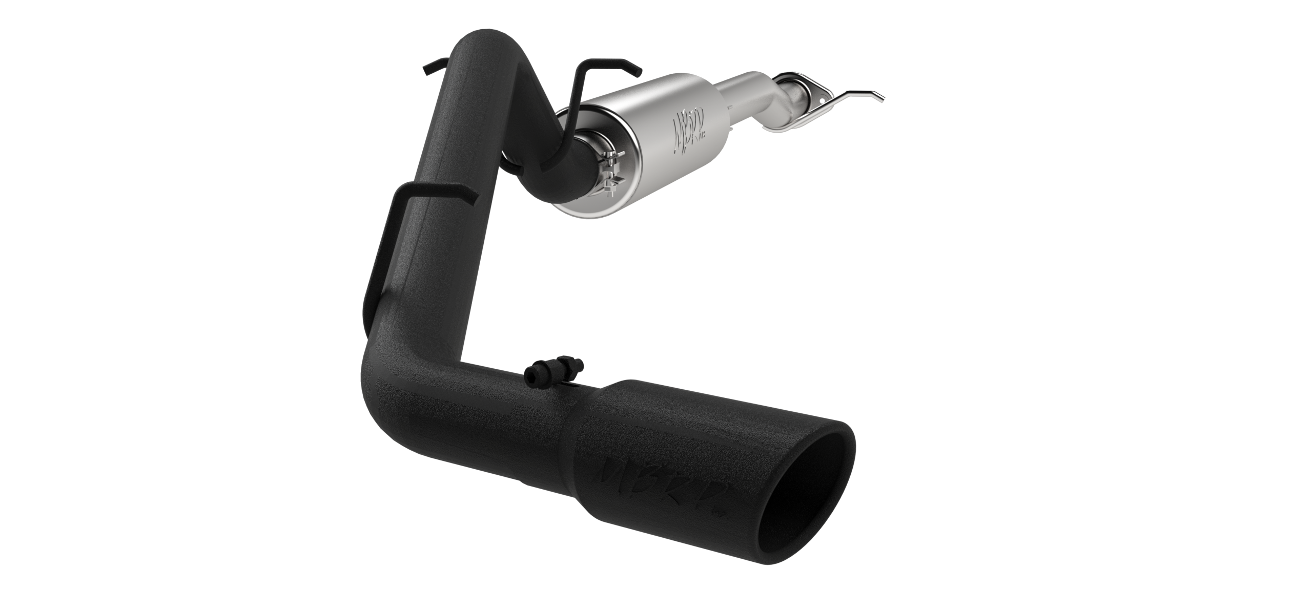 MBRP 3-Inch Cat-Back Exhaust Single Side Armor Black 2.5L/3.6L Gas 2015-2016 Chevy Colorado; 2015-2016 GMC Canyon