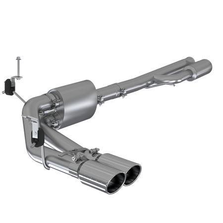 MBRP 3-Inch Cat-Back Exhaust Side Exit Armor Pro 4.3L/5.3L Gas 2019-2026 Chevy Silverado 1500; 2022 Chevy Silverado 1500 LTD; 2019-2026 GMC Sierra 1500; 2022 GMC Sierra 1500 Limited