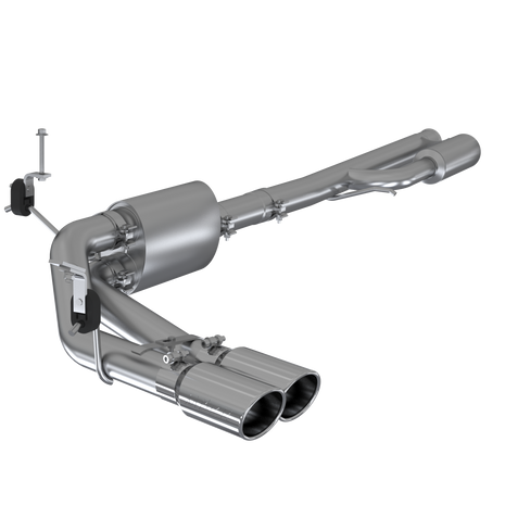 MBRP 3-Inch Cat-Back Exhaust Side Exit Armor Pro 4.3L/5.3L Gas 2019-2026 Chevy Silverado 1500; 2022 Chevy Silverado 1500 LTD; 2019-2026 GMC Sierra 1500; 2022 GMC Sierra 1500 Limited