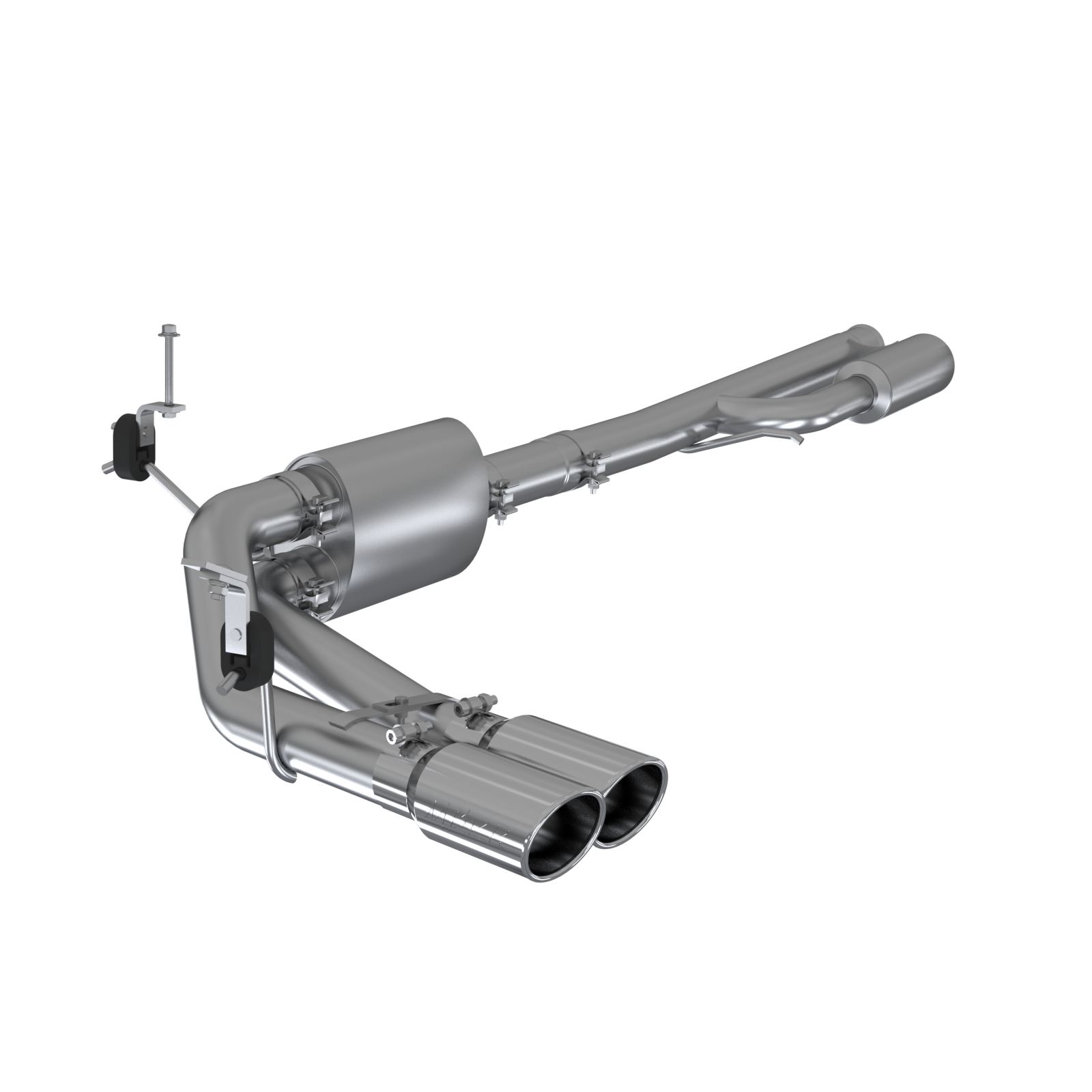 MBRP 3-Inch Cat-Back Exhaust Side Exit Armor Lite 4.3L/5.3L Gas 2019-2026 Chevy Silverado 1500; 2022 Chevy Silverado 1500 LTD; 2019-2026 GMC Sierra 1500; 2022 GMC Sierra 1500 Limited