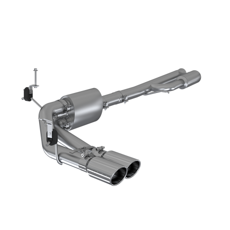 MBRP 3-Inch Cat-Back Exhaust Side Exit Armor Lite 4.3L/5.3L Gas 2019-2026 Chevy Silverado 1500; 2022 Chevy Silverado 1500 LTD; 2019-2026 GMC Sierra 1500; 2022 GMC Sierra 1500 Limited