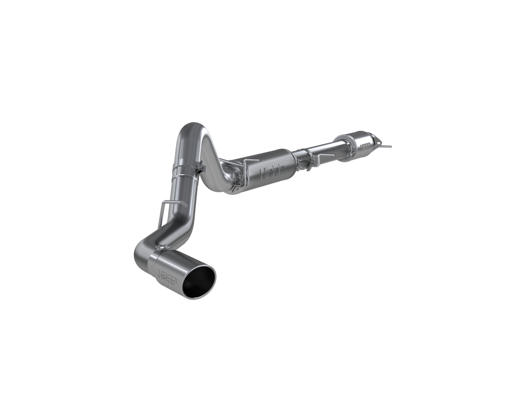 MBRP 4-Inch Cat-Back Exhaust Single Side Exit Armor Pro 6.6L Gas 2020-2026 Chevy Silverado 2500 HD/3500 HD; 2020-2026 GMC Sierra 2500 HD/3500 HD