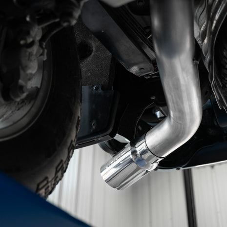 MBRP 4-Inch Cat-Back Exhaust Single Side Exit Armor Lite 6.6L Gas 2020-2026 Chevy Silverado 2500 HD/3500 HD; 2020-2026 GMC Sierra 2500 HD/3500 HD