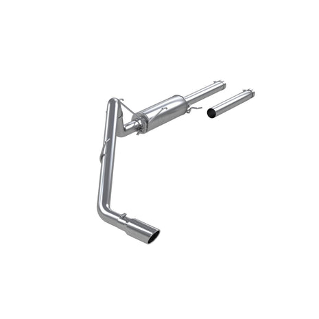 MBRP 3-Inch Cat-Back Exhaust Single Side Armor Lite 4.7L/5.7L Gas 2004-2005 Dodge Ram 1500 Aluminized Steel Crew Cab, Single Cab Short Bed 4-Inch