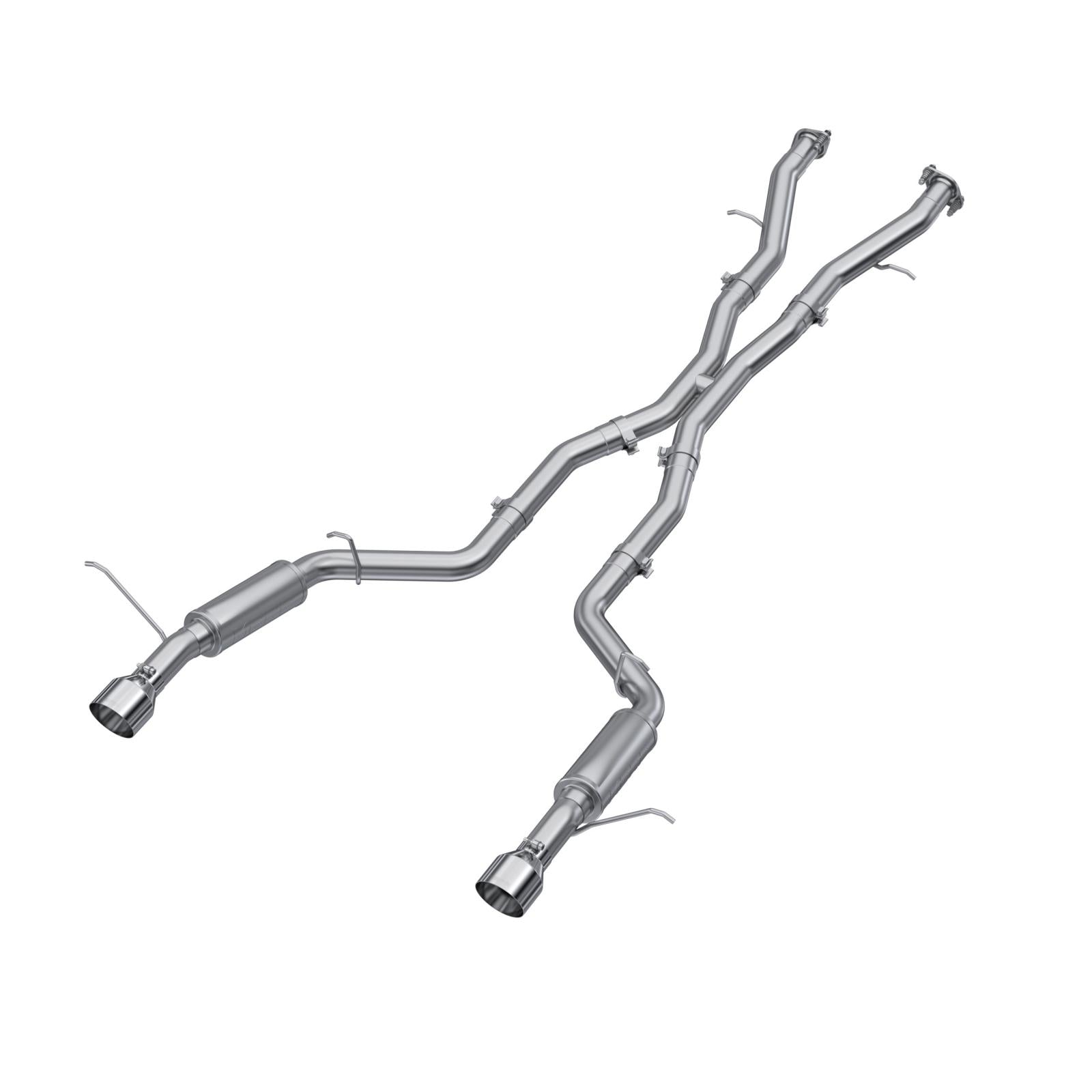 MBRP Cat-Back Exhaust Dual Rear Exit Armor Lite 6.2L/6.4L Gas 2018-2026 Dodge Durango