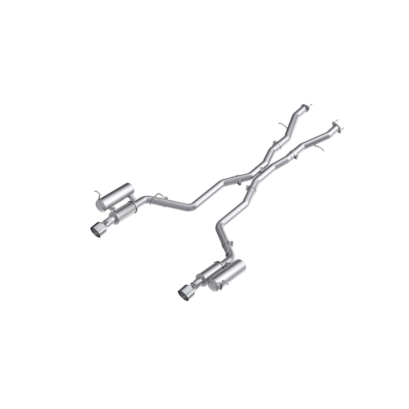 MBRP Cat-Back Exhaust Dual Armor Lite 5.7L 2011-2026 Dodge Durango
