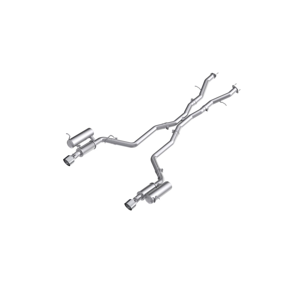 MBRP Cat-Back Exhaust Dual Armor Lite 5.7L 2011-2026 Dodge Durango