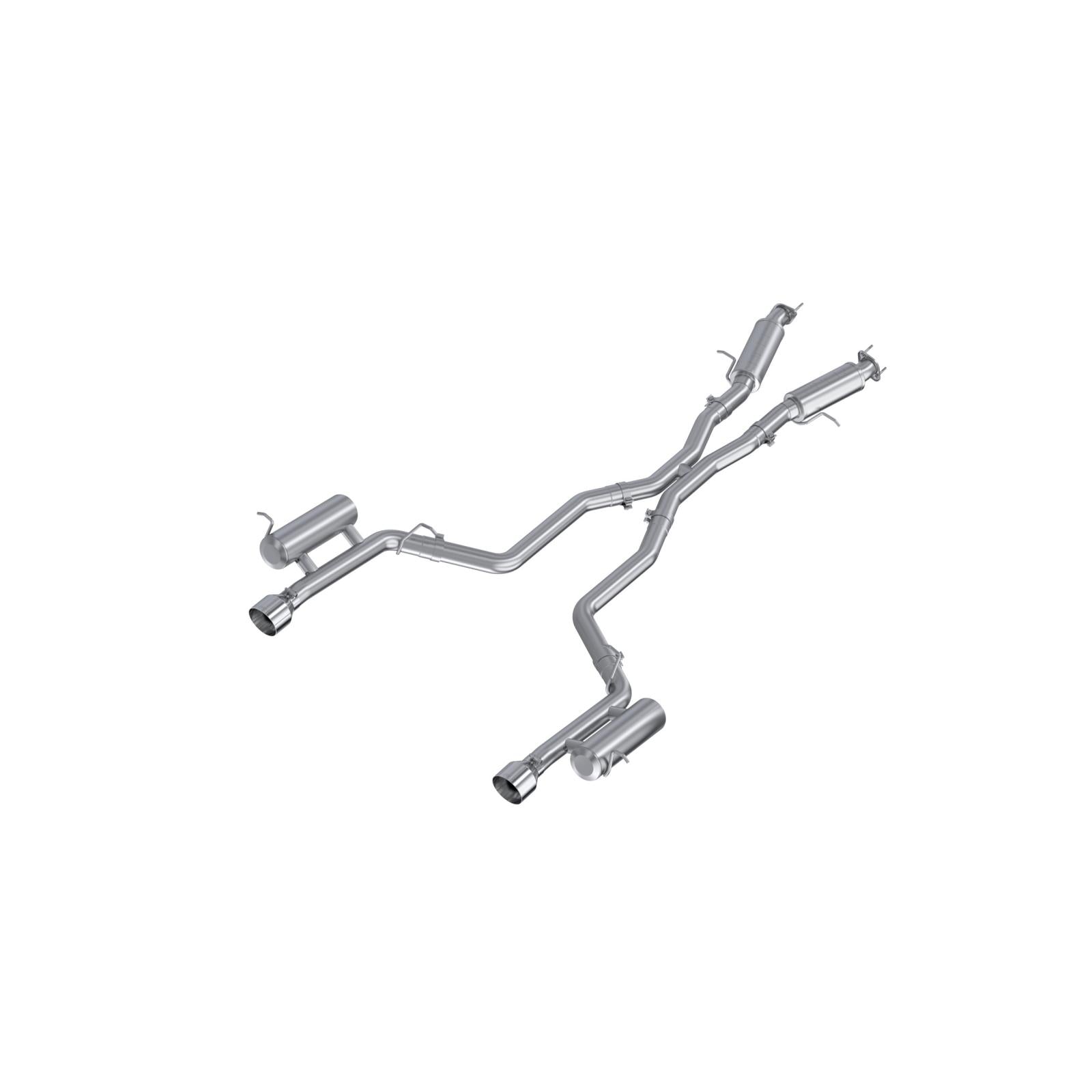 MBRP Cat-Back Exhaust Dual Armor Lite 3.6L 2011-2026 Dodge Durango
