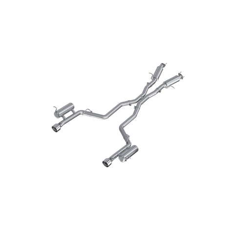 MBRP Cat-Back Exhaust Dual Armor Lite 3.6L 2011-2026 Dodge Durango