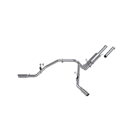 MBRP 2.5-Inch Cat-Back Exhaust Dual Armor Lite 4.7L/5.7L Gas 2004-2005 Dodge Ram 1500