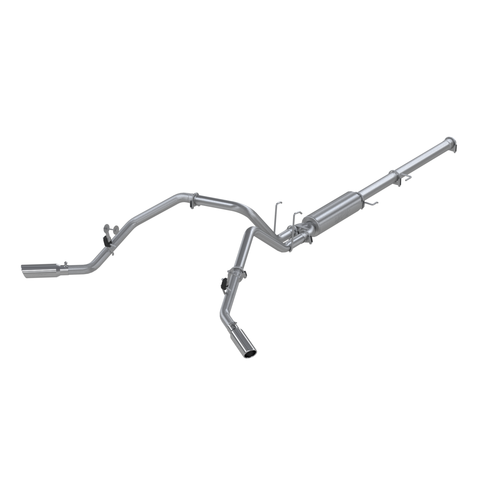 MBRP 2.5-Inch Cat-Back Exhaust Dual Armor Lite 5.7L Gas 2006-2008 Dodge Ram 1500 Aluminized Steel Crew Cab, Single Cab Short Bed 3.5-Inch 3 Inch Cat Back Exhaust System Dual Split Side Aluminized Steel For 06-08 Dodge Ram Hemi 1500