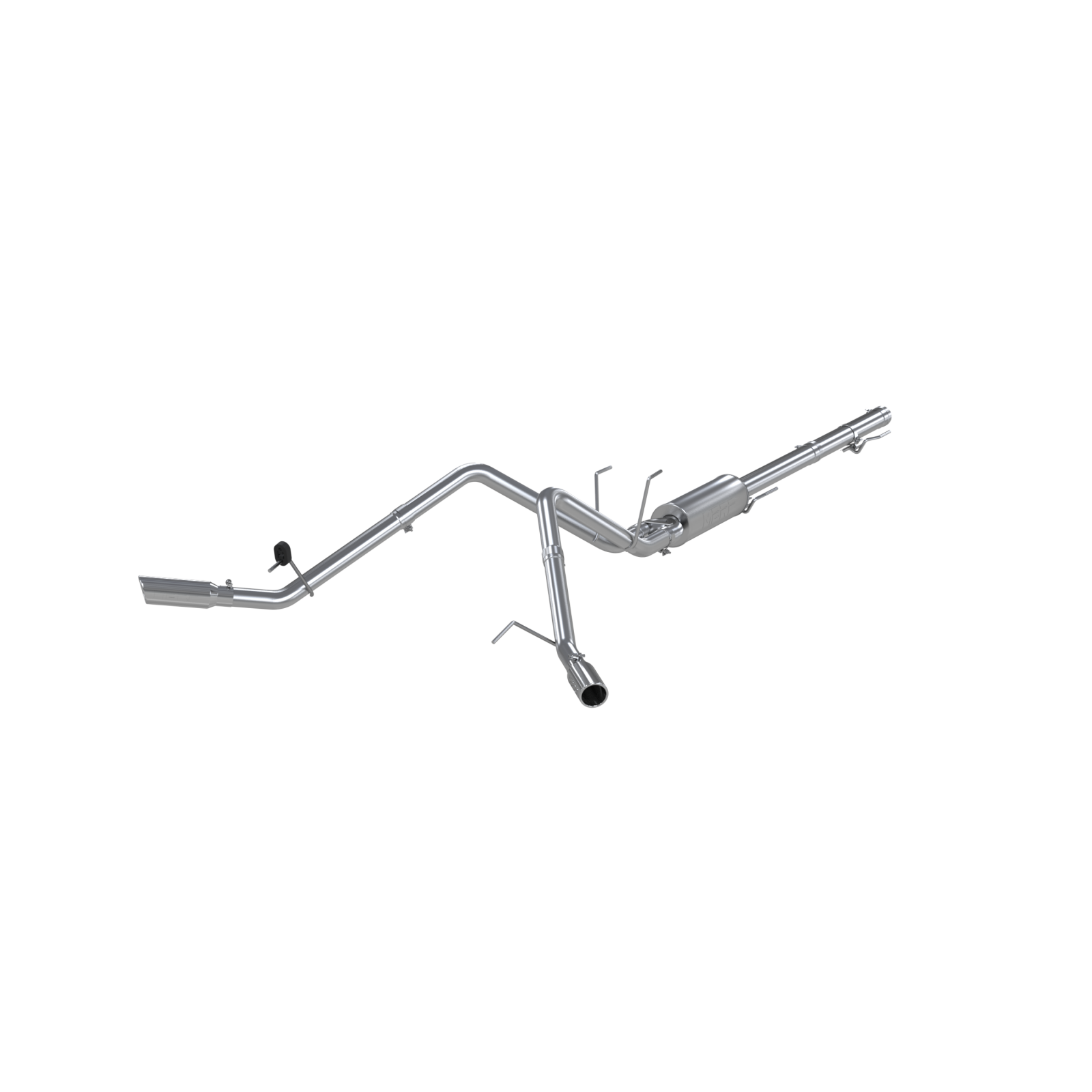 MBRP 2.5-Inch Cat-Back Exhaust Dual Armor Plus 4.7L/5.7L Gas 2009-2010 Dodge Ram 1500; 2011-2018 Ram 1500; 2019-2024 Ram 1500 Classic