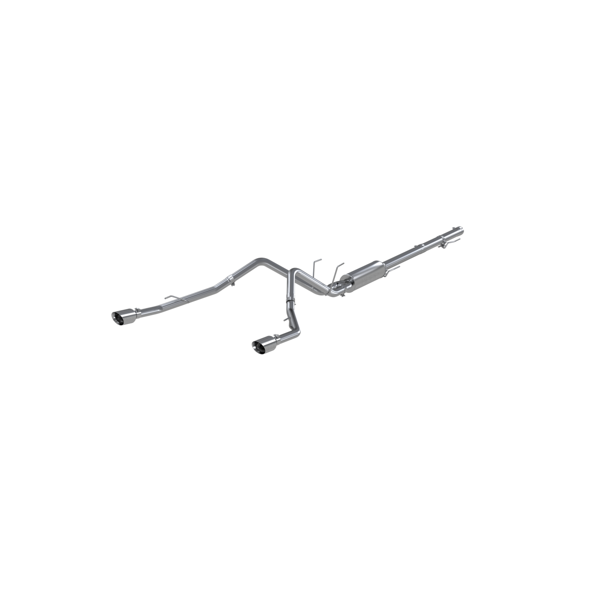 MBRP 2.5-Inch Cat-Back Exhaust Dual Armor Pro 5.7L Gas 2009-2010 Dodge Ram 1500; 2011-2018 Ram 1500; 2019-2024 Ram 1500 Classic