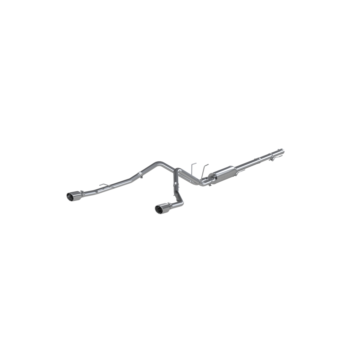 MBRP 2.5-Inch Cat-Back Exhaust Dual Armor Plus 5.7L Gas 2009-2010 Dodge Ram 1500; 2011-2018 Ram 1500; 2019-2024 Ram 1500 Classic