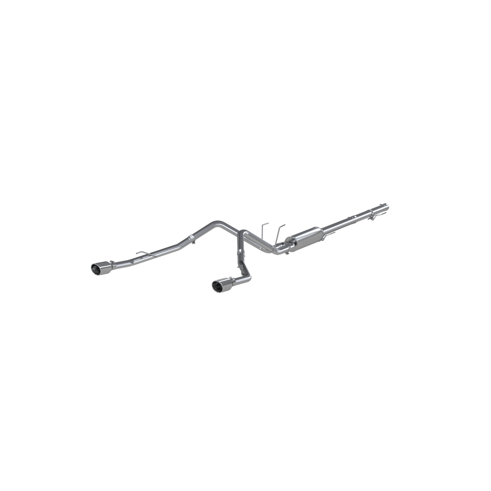 MBRP 2.5-Inch Cat-Back Exhaust Dual Armor Plus 5.7L Gas 2009-2010 Dodge Ram 1500; 2011-2018 Ram 1500; 2019-2024 Ram 1500 Classic