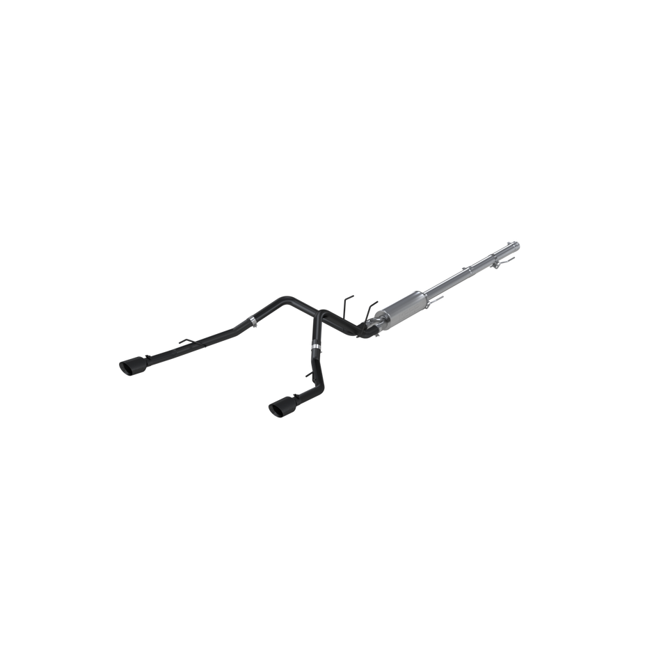 MBRP 2.5-Inch Cat-Back Exhaust Dual Armor Black 5.7L Gas 2009-2010 Dodge Ram 1500; 2011-2018 Ram 1500; 2019-2024 Ram 1500 Classic