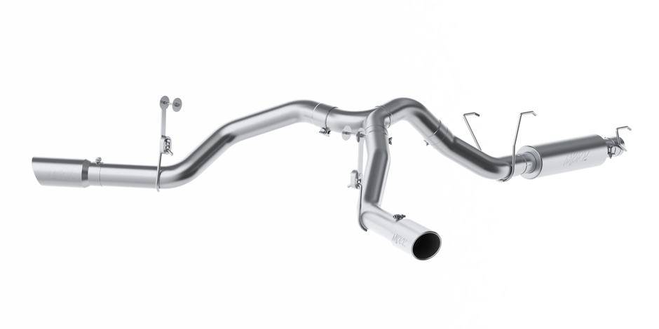MBRP 4-Inch Cat-Back Exhaust Side Exit Armor Plus 6.4L Gas 2014-2026 Ram 2500