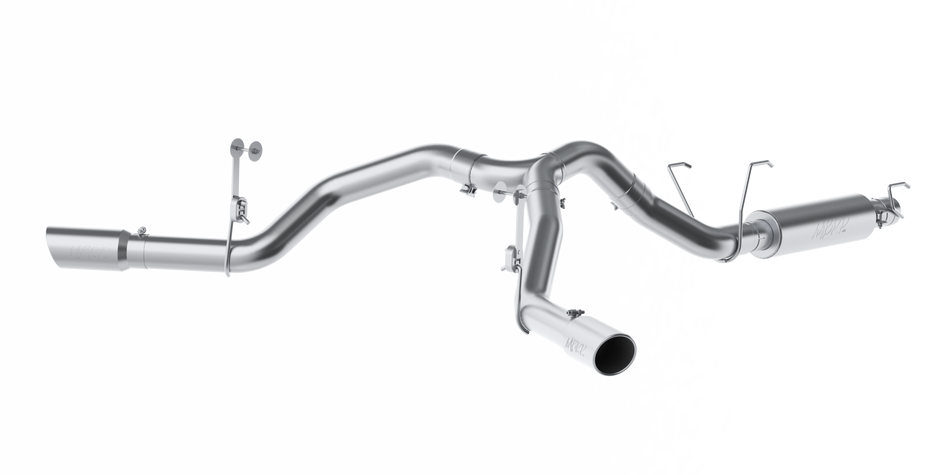 MBRP 4-Inch Cat-Back Exhaust Side Exit Armor Plus 6.4L Gas 2014-2026 Ram 2500