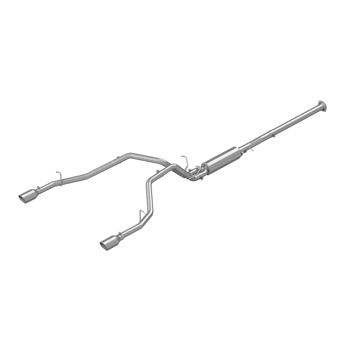 MBRP 2.5-Inch Cat-Back Exhaust Dual Armor Plus 5.7L Gas 2019-2024 Ram 1500