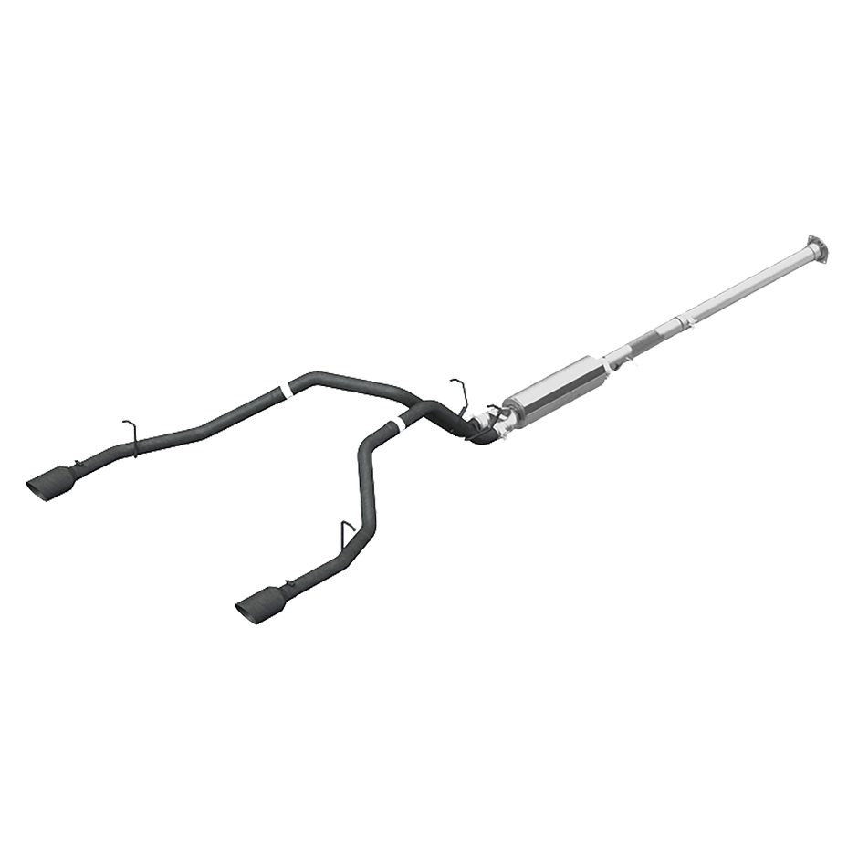 MBRP 2.5-Inch Cat-Back Exhaust Dual Armor Black 5.7L 2019-2024 Ram 1500
