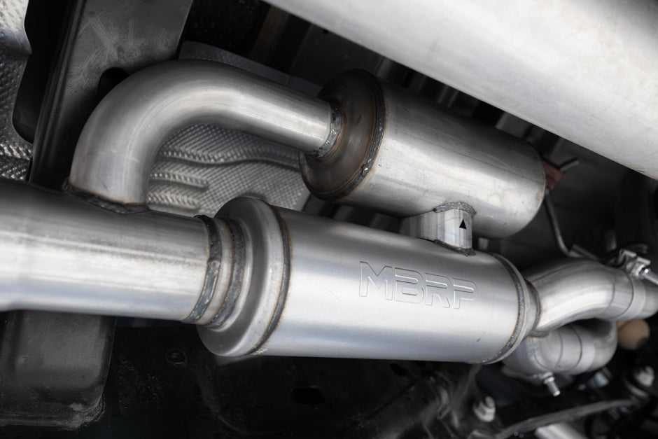 MBRP 3-Inch Cat-Back Exhaust Armor Pro 3.0L 2025-2026 Ram 1500 T304 Stainless Steel Polished Rear 2.5-Inch 2025-Up Ram 1500 3.0L SST SO Armor Pro 3 inch Cat-back 2.5 Inch Dual Split Rear Exhaust with Polished Tips