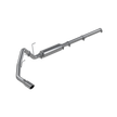 MBRP 3-Inch Cat-Back Exhaust Single Side Armor Lite 4.6L/5.4L Gas 2004-2008 Ford F-150 Aluminized Steel Crew Cab, Extended Cab 4-Inch