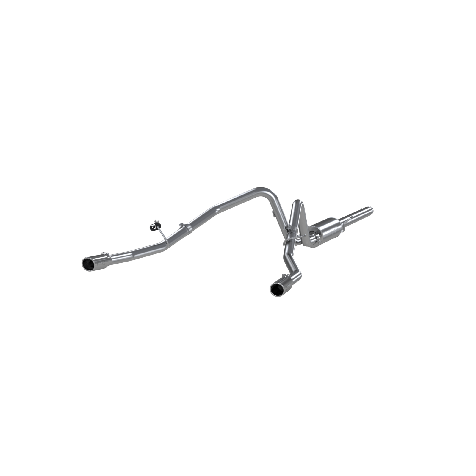 MBRP 2.5-Inch Cat-Back Exhaust Dual Armor Plus 4.6L/5.4L Gas 2004-2008 Ford F-150