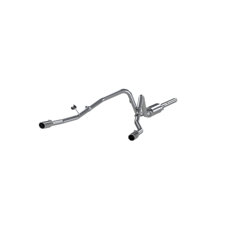 MBRP 2.5-Inch Cat-Back Exhaust Dual Armor Lite 4.6L/5.4L Gas 2004-2008 Ford F-150 Aluminized Steel Crew Cab, Extended Cab 3.5-Inch 3 Inch Cat Back Exhaust System Dual Split Rear For 04-08 Ford F-150 Extended Cab/Crew Cab Aluminized Steel