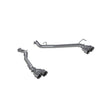 MBRP 2.5-Inch Axle-Back Exhaust Quad Armor Lite 3.0L EcoBoost/Gas 2020-2026 Ford Explorer; 2020-2026 Lincoln Aviator