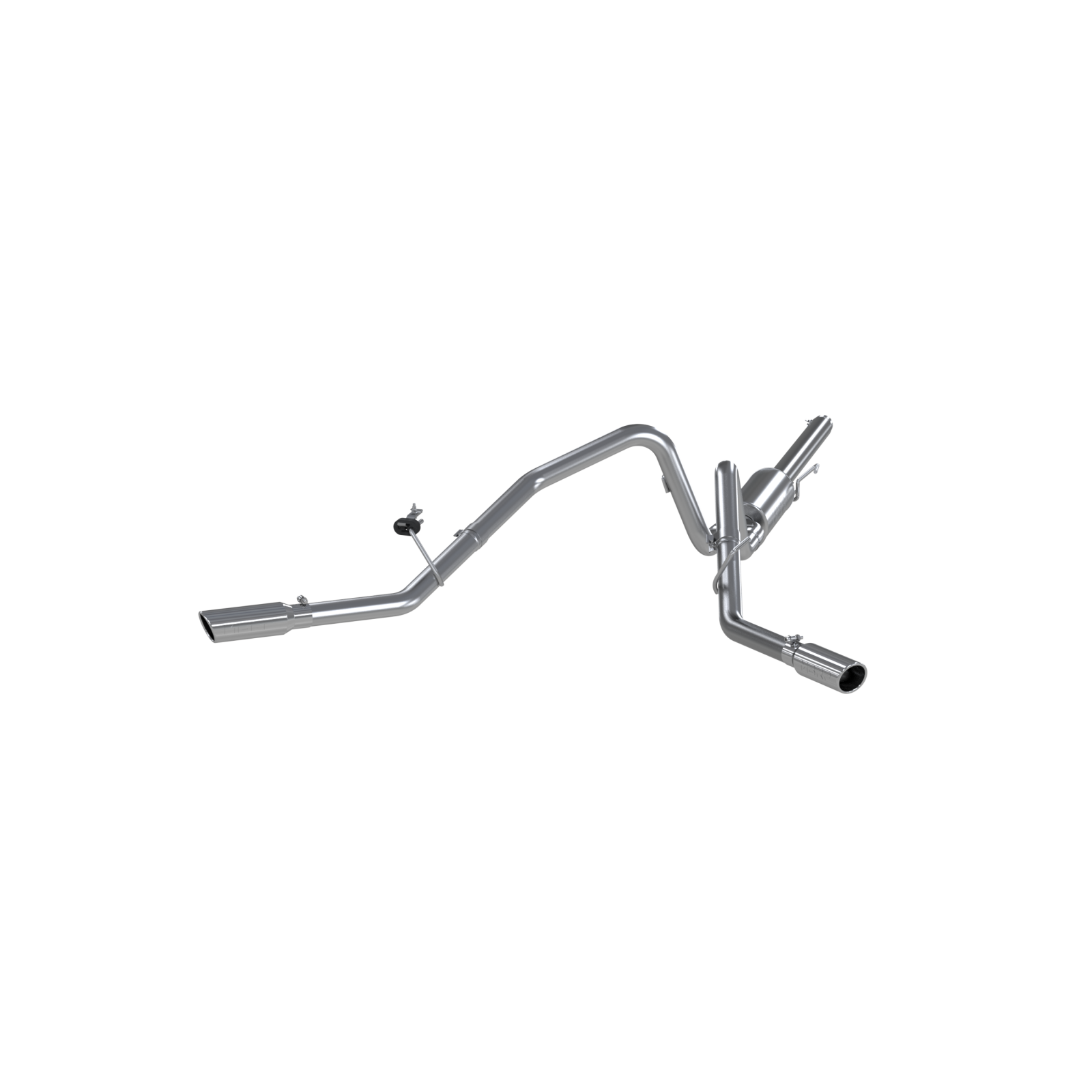 MBRP 2.5-Inch Cat-Back Exhaust Dual Armor Lite 4.6L/5.4L Gas 2004-2008 Ford F-150 Aluminized Steel Crew Cab, Extended Cab 3.5-Inch 3 Inch Cat Back Exhaust System Dual Split Side Aluminized Steel For 04-08 Ford F-150
