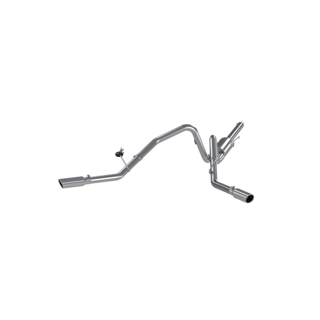 MBRP 2.5-Inch Cat-Back Exhaust Dual Armor Lite 4.6L/5.4L Gas 2004-2008 Ford F-150 Aluminized Steel Crew Cab, Extended Cab 3.5-Inch 3 Inch Cat Back Exhaust System Dual Split Side Aluminized Steel For 04-08 Ford F-150