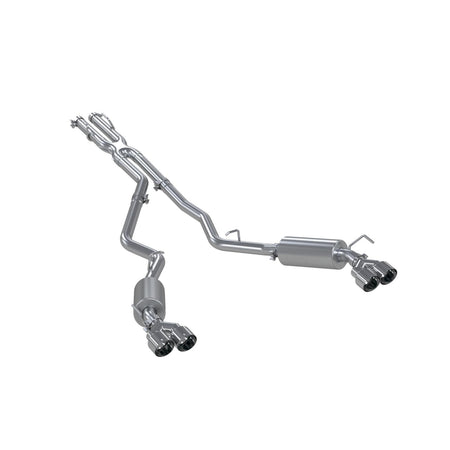 MBRP 2.5-Inch Cat-Back Exhaust Quad Armor Lite 3.0L EcoBoost/Gas 2020-2026 Ford Explorer; 2020-2026 Lincoln Aviator