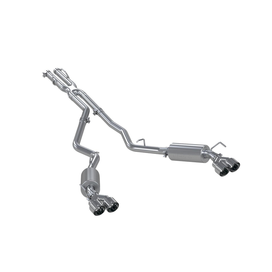 MBRP 2.5-Inch Cat-Back Exhaust Quad Armor Lite 3.0L EcoBoost/Gas 2020-2026 Ford Explorer; 2020-2026 Lincoln Aviator
