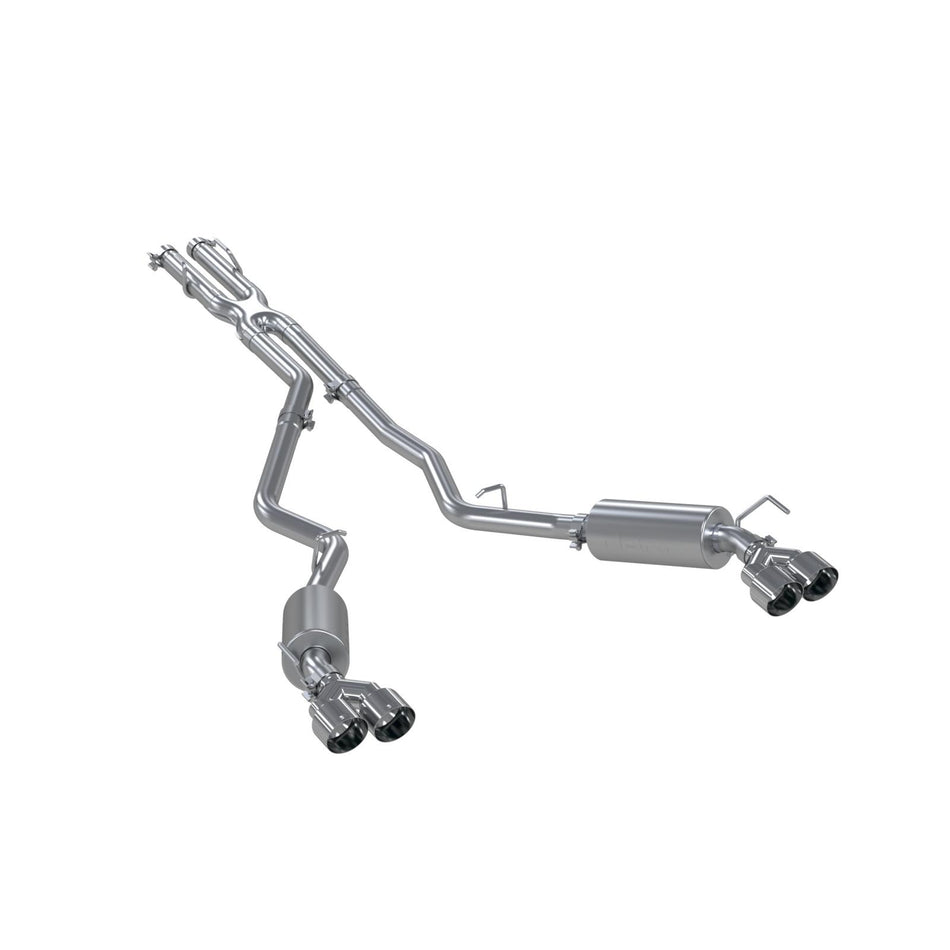 MBRP 2.5-Inch Cat-Back Exhaust Quad Armor Lite 3.0L EcoBoost/Gas 2020-2026 Ford Explorer; 2020-2026 Lincoln Aviator