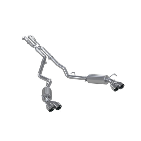 MBRP 2.5-Inch Cat-Back Exhaust Quad Armor Lite 3.0L EcoBoost/Gas 2020-2026 Ford Explorer; 2020-2026 Lincoln Aviator