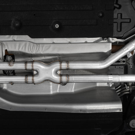MBRP 2.5-Inch Cat-Back Exhaust Quad Armor Lite 3.0L EcoBoost/Gas 2020-2026 Ford Explorer; 2020-2026 Lincoln Aviator