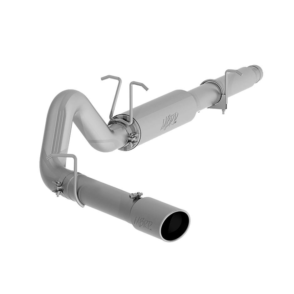 MBRP 4-Inch Cat-Back Exhaust Single Side Exit Armor Lite 6.8L Gas 1999-2004 Ford F-250 Super Duty/F-350 Super Duty Aluminized Steel Passenger Side