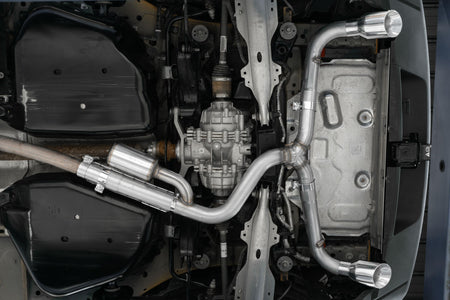 MBRP 2.5-Inch Resonator Dual Split Rear Exit Armor Plus 2.0L EcoBoost 2021-2026 Ford Bronco Sport