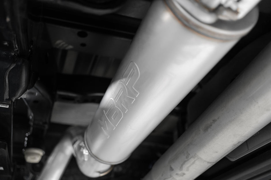 MBRP 4-Inch Cat-Back Exhaust Single Side Armor Plus 2.7L/3.5L/5.0L EcoBoost/Gas 2021-2026 Ford F-150