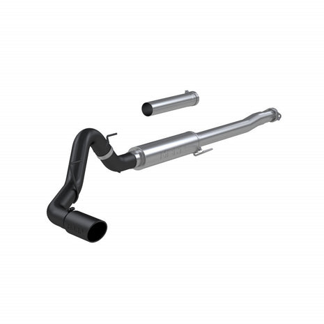 MBRP 4-Inch Cat-Back Exhaust Single Side Armor Black 2.7L/3.5L/5.0L EcoBoost/Gas 2021-2026 Ford F-150