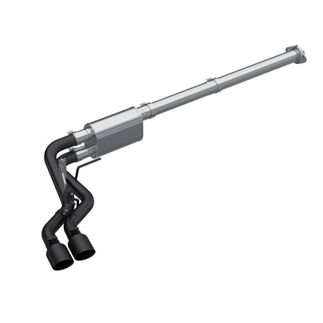 MBRP 3-Inch Cat-Back Exhaust Dual Armor Black 2.7L/3.5L/5.0L EcoBoost/Gas 2021-2026 Ford F-150 Aluminized Steel Black Coated 2.5-Inch 4-Inch 3 inch Cat-Back 2.5 inch Dual Pre-Axle (Race Profile) Black Coated 21-Up F-150